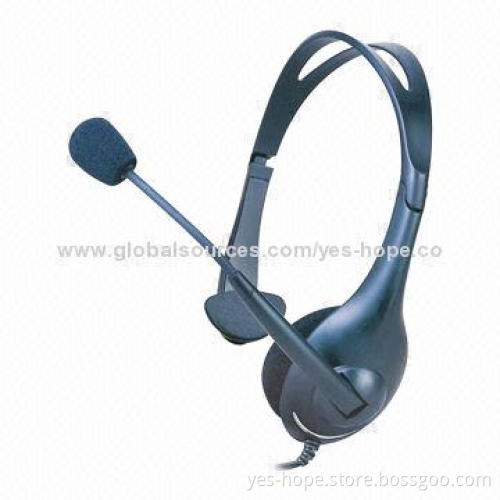 Professional High-quality Call Center Headset with Adjustable Headband, Super Bass